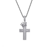 "His Queen, Her King" Couple Cross Necklace - Show Your Love - BGCOPPER