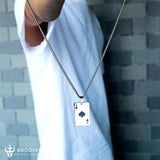 Ace Of Spades Personality Lucky Pendant - BGCOPPER