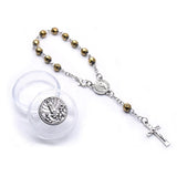 Fatima Crystal Rosary Bracelet - BGCOPPER