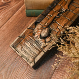 BGCOPPER Savior Jesus Cross - Carved from Natural Wood - BGCOPPER