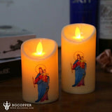 Eco-friendly LED Religious Prayer Candle Home Decor - BGCOPPER