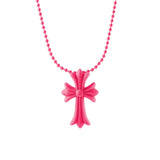 Retro Colorful 20th Anniversary Tokyo Aoyama Limited Colorful Cross Necklace - BGCOPPER