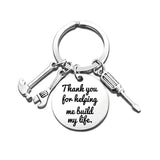 KEYCHAIN "IF DAD CAN'T FIX IT" DAD TOOLS FATHER'S DAY GIFT - BGCOPPER
