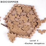 Bgcopper Mind Bending Octagonal Fractal Puzzle - BGCOPPER