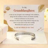 To My Granddaughter, I Am So Proud of You Bracelet - BGCOPPER