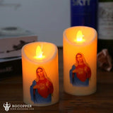 Eco-friendly LED Religious Prayer Candle Home Decor - BGCOPPER