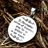 St.CHRISTOPHER necklace - The patron saint of travelers - BGCOPPER