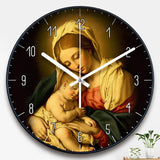 Art Printed Wall Silent Clock - BGCOPPER