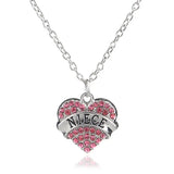 To My Niece Heart Necklace - BGCOPPER