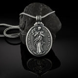 Pure Tin Virgin Mary Untier of Knots Necklace - BGCOPPER