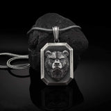 Pure Tin Scandinavian Viking Bear Necklace - BGCOPPER