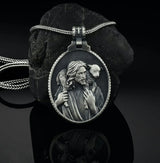 Shepherd Jesus Christ with Lamb Christian Necklace - BGCOPPER