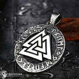 VALKNUT STAINLESS STEEL VIKING PENDANT - BGCOPPER