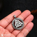 VALKNUT STAINLESS STEEL VIKING PENDANT - BGCOPPER