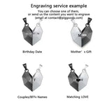 2022 Couple Gift - Magnetic Heart Necklaces - BGCOPPER
