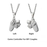 Attract Game controller Matching Necklaces For Couples In Titanium(2 pcs a set) - BGCOPPER