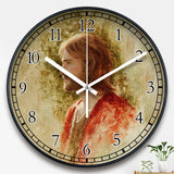 Art Printed Wall Silent Clock - BGCOPPER