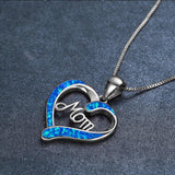 Ocean Heart Mother Necklace - Mother‘s day gift - BGCOPPER