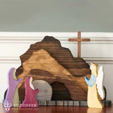 Easter Scene Wooden Decoration - BGCOPPER