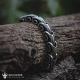 Jormungdandr Bracelet,the symbol for the eternal cycle of life - BGCOPPER