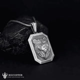 Pure Tin Scandinavian Viking Bear Necklace - BGCOPPER
