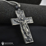 Pure Tin Ascension Cross Necklace - BGCOPPER