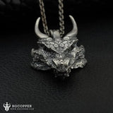 Pure Tin Dragon Pendant - BGCOPPER