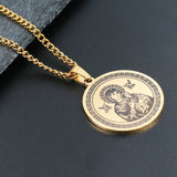 Our Lady of Perpetual Help Stainless Steel Necklace - BGCOPPER