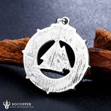 VALKNUT STAINLESS STEEL VIKING PENDANT - BGCOPPER