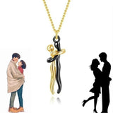 Hug Necklace-The Tale of Two Lovers Necklace - BGCOPPER