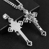 St. Benedict Exorcism Faith Cross Necklace - Perfect Religious Gift Choice - BGCOPPER