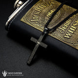 The Lord's Prayer Cross Necklace - BGCOPPER