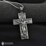 Pure Tin Ascension Cross Necklace - BGCOPPER