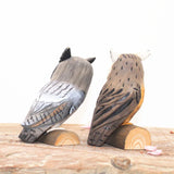 Hand Carved Painted Owl Figurines,Home Decor sculpture ornaments - BGCOPPER