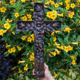 Rose Cross, Mother's Day Wall Decor Gift - BGCOPPER