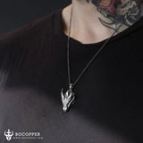 Pure Tin Dragon Pendant - BGCOPPER