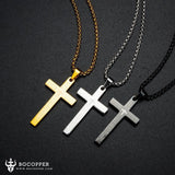 The Lord's Prayer Cross Necklace - BGCOPPER