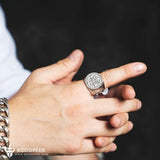 Saint Benedict Stainless Steel Cross Ring - BGCOPPER