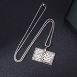Holy Bible Book Necklace Religion Gift - BGCOPPER