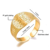 Devil-chasing Medal Adjustable Ring,Inspire and empower you - BGCOPPER