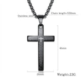 The Lord's Prayer Cross Necklace - BGCOPPER