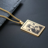 Our Lady of Perpetual Help Stainless Steel Necklace - BGCOPPER