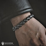 Jormungdandr Bracelet,the symbol for the eternal cycle of life - BGCOPPER