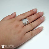 Saint Benedict Open Adjustable Ring - BGCOPPER