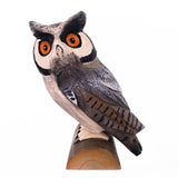 Hand Carved Painted Owl Figurines,Home Decor sculpture ornaments - BGCOPPER