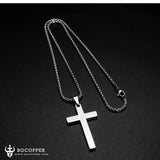 The Lord's Prayer Cross Necklace - BGCOPPER