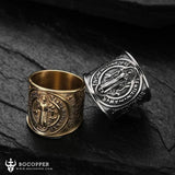 Saint Benedict Ring,ward off spiritual and physical dangers - BGCOPPER