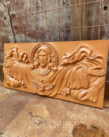 22.75" Jesus Christ, Holy Spirit Wood Carved - BGCOPPER