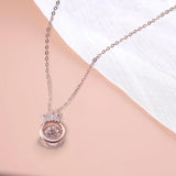 To My Granddaughter👧 | S925 Straighten Your Crown Necklace💕 - BGCOPPER