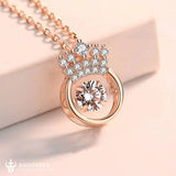 S925 Crown Dance Necklace - BGCOPPER